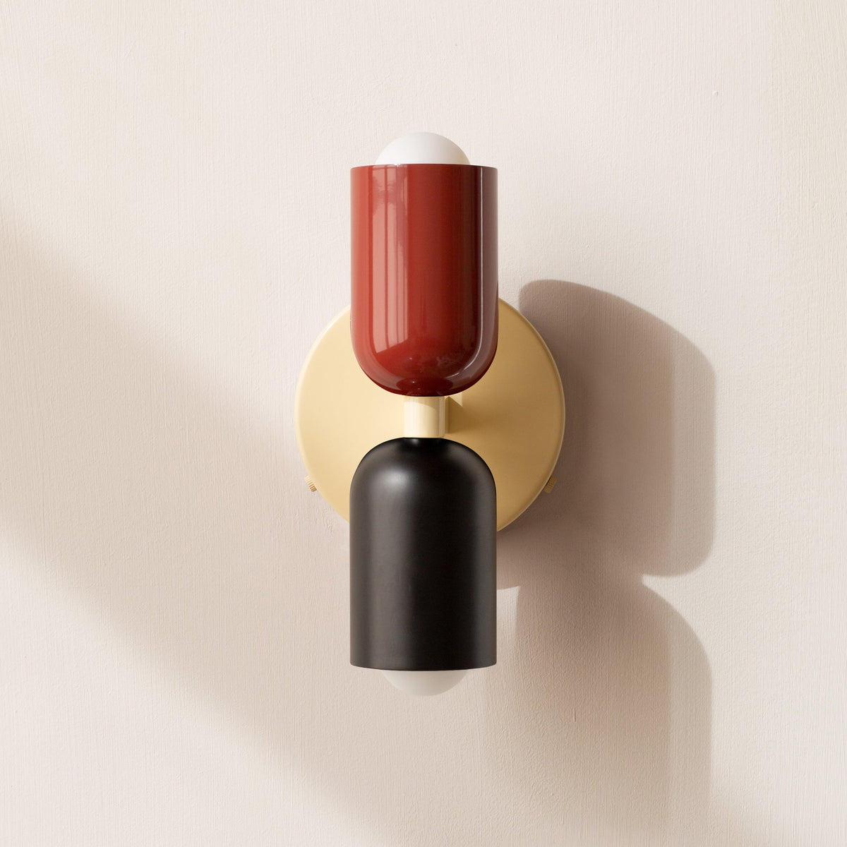 LED Wall Light with Two Heads, Up and Down Light 'Orion', Nordic Design Wall Lamp, Bedroom and Living Room