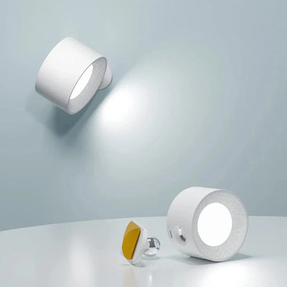 EasySwitch - Cordless Wall Lamp - Rechargeable LED Wall Light with Magnetic 360° Mount, Dimmable, Touch & Remote Control