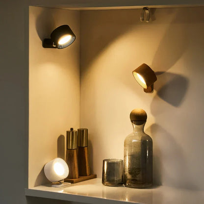 EasySwitch - Cordless Wall Lamp - Rechargeable LED Wall Light with Magnetic 360° Mount, Dimmable, Touch & Remote Control