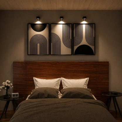 EasySwitch - Cordless Wall Lamp - Rechargeable LED Wall Light with Magnetic 360° Mount, Dimmable, Touch & Remote Control