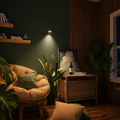EasySwitch - Cordless Wall Lamp - Rechargeable LED Wall Light with Magnetic 360° Mount, Dimmable, Touch & Remote Control