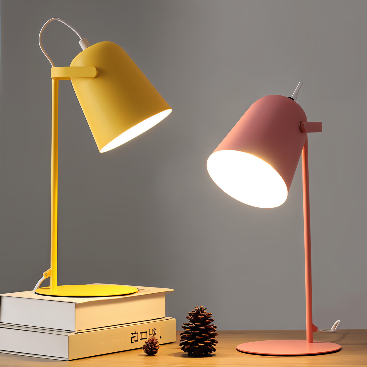 Macaron Table Lamp - Nordic Desk Lamp - Adjustable Lamp