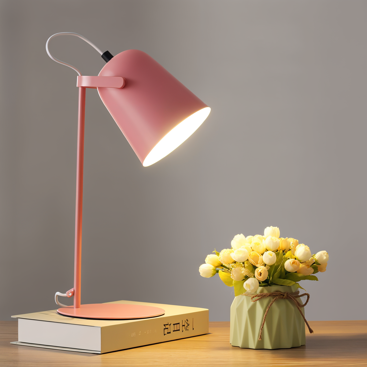 Macaron Table Lamp - Nordic Desk Lamp - Adjustable Lamp