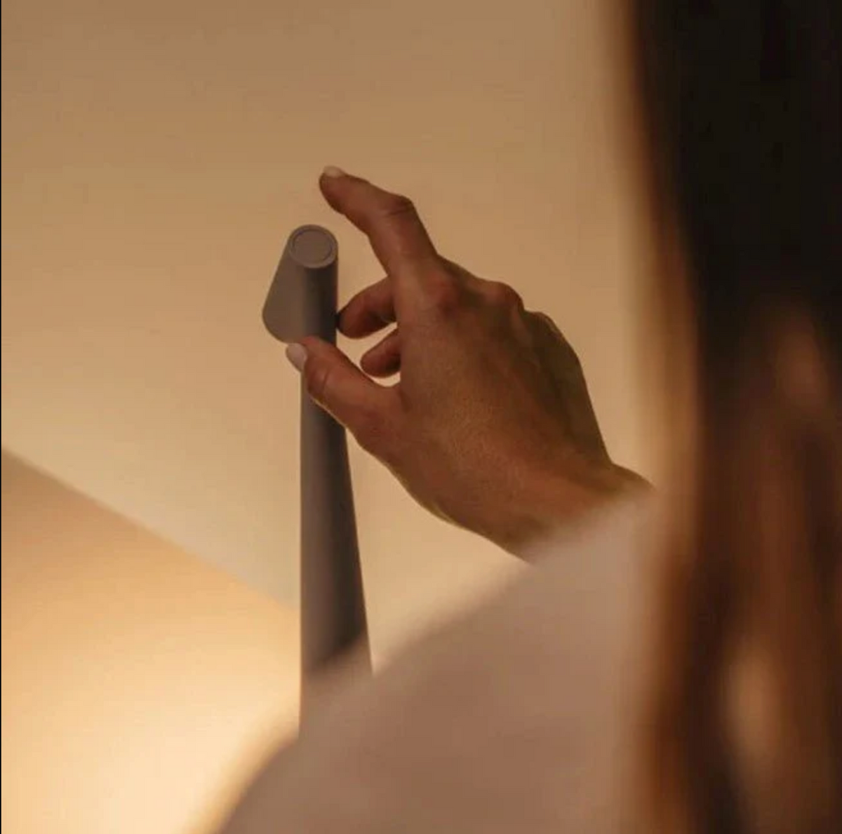 Rechargeable Bedside Table Lamp – 3-Level Dimmable Touch Light | Cordless LED Nordic Bedside Lamp