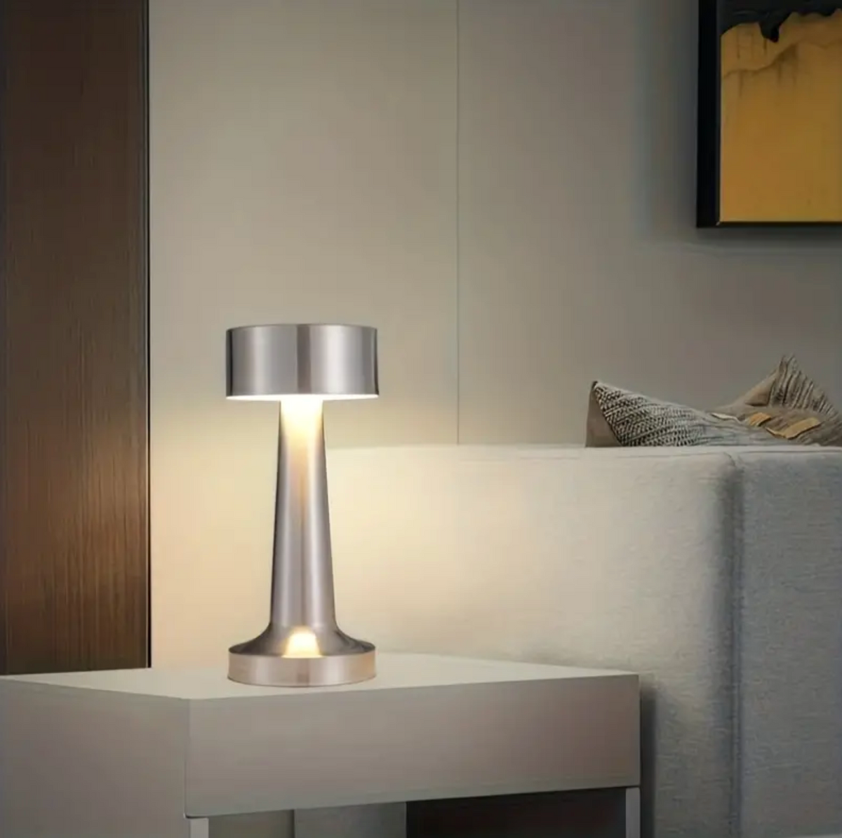 Cordless Dimmable LED Rechargeable Table Lamp ModernArt - Modern via Touch | Living Room | Reading Lamp | Bedside Lamp