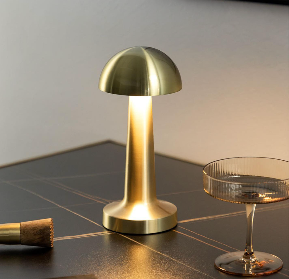 Cordless Dimmable LED Rechargeable Table Lamp LuxDesign - Modern via Touch | Living Room | Reading Lamp | Bedside Lamp
