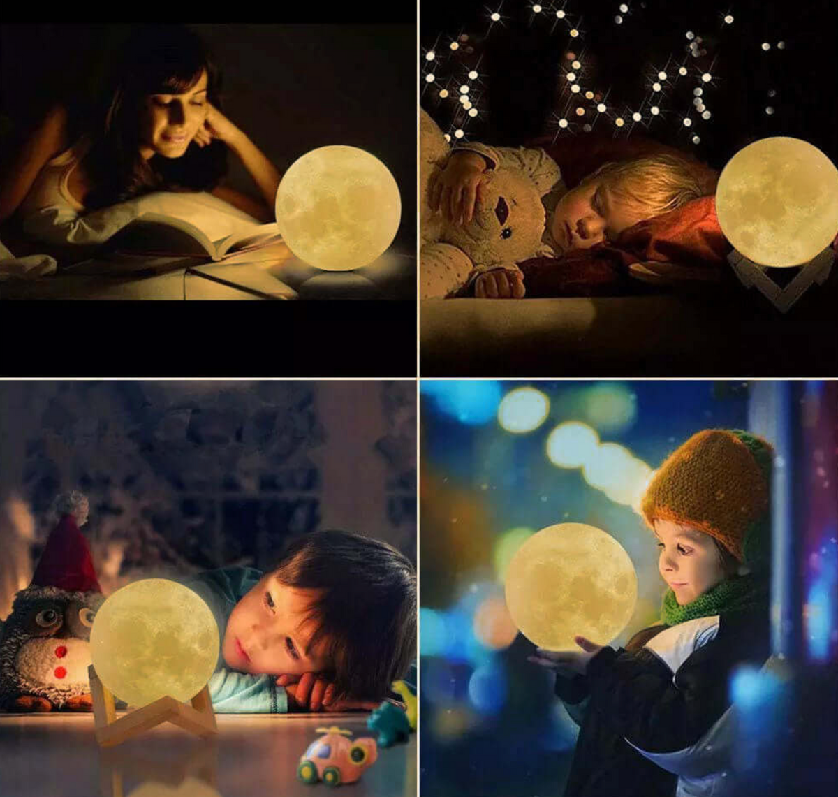 Cordless LED rechargeable table lamp Magic Moon Lamp - living room | bedside lamp