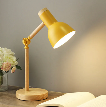 Kids Table Lamp - Nordic Creative Wooden Art LED Desk Lamp | Kids Lamp