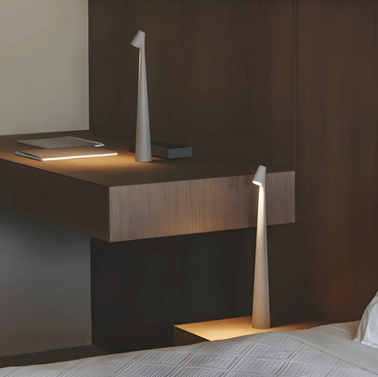 Rechargeable Bedside Table Lamp – 3-Level Dimmable Touch Light | Cordless LED Nordic Bedside Lamp