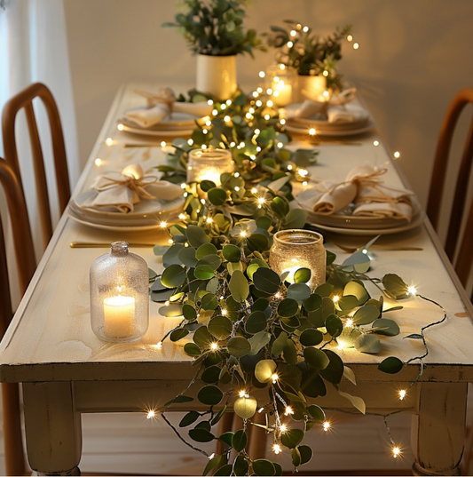 Magic Light Olive Vine - Ambient Light, LED Olive Branch, Battery Operated