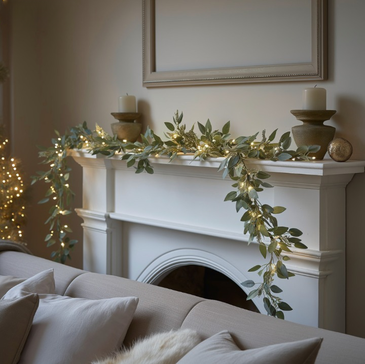 Magic Light Olive Vine - Ambient Light, LED Olive Branch, Battery Operated