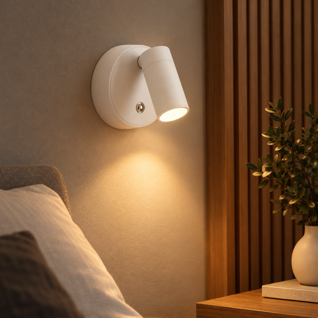 Rechargeable Wall Light 'EasyLight' - Cordless Light with Remote Control, 360 Degree Rotation, 3 Brightness Levels, Timer & USB Charging