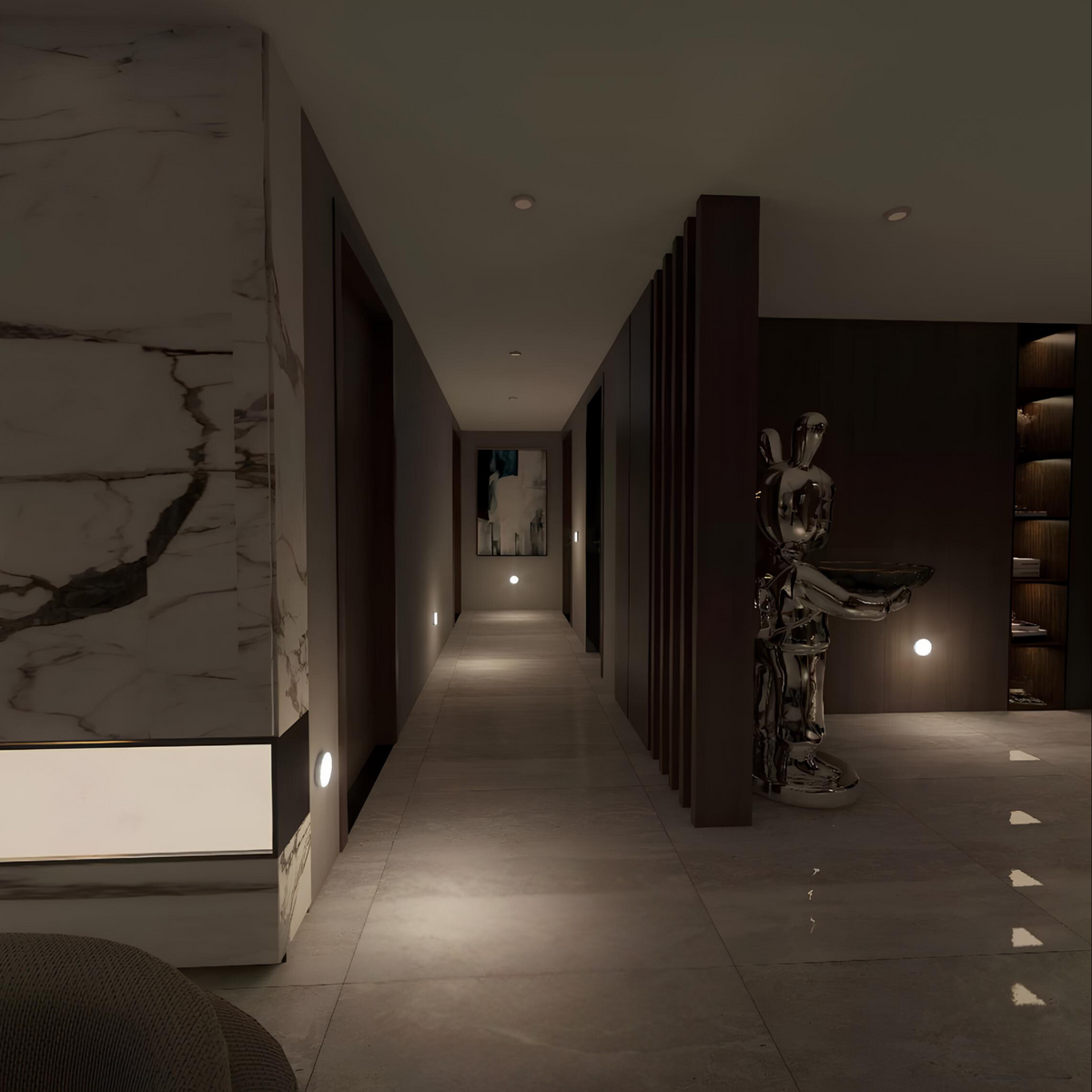 Rechargeable Wireless LED Motion Sensor Light "LumiBeam" for Cupboards, Wardrobes & Stairs