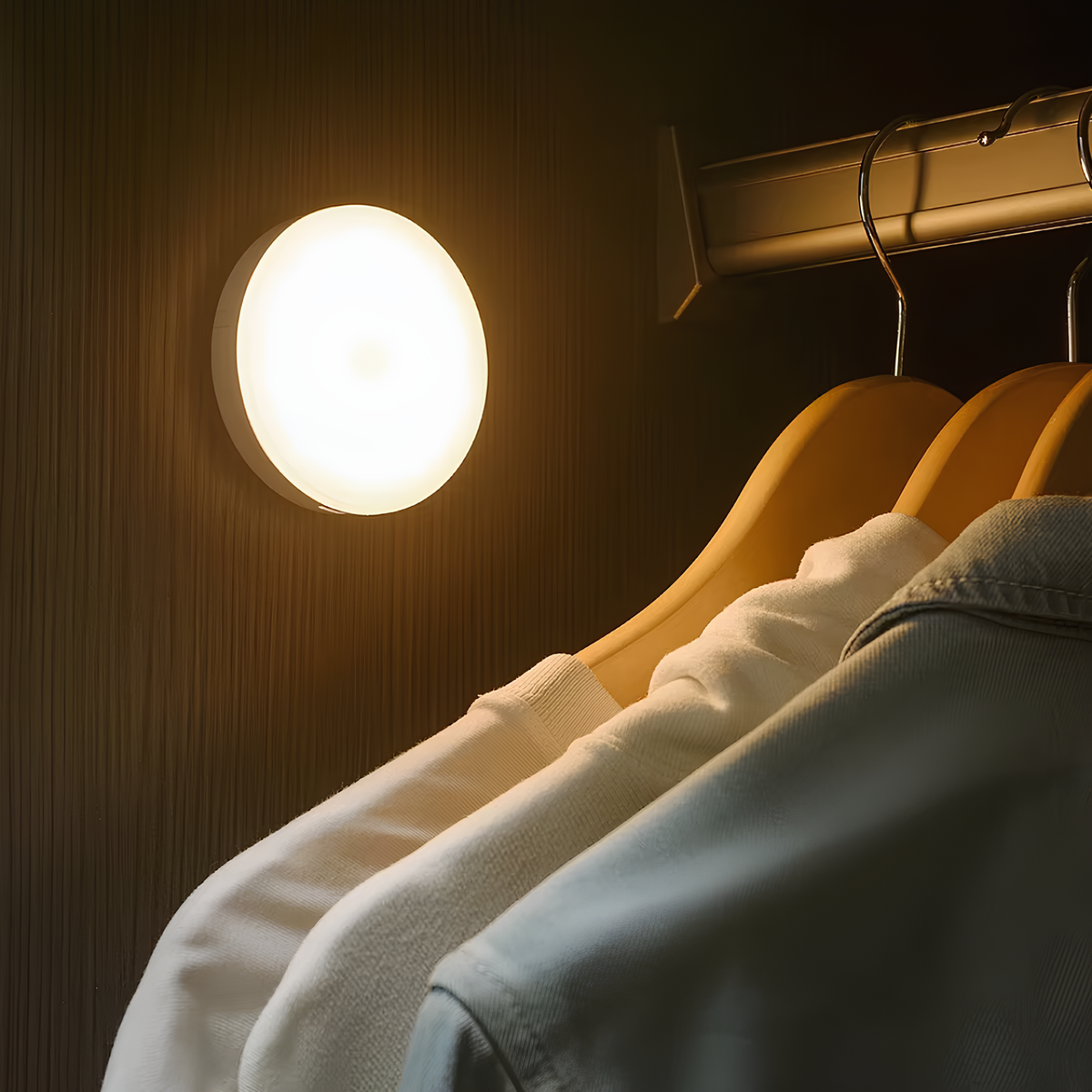 Rechargeable Wireless LED Motion Sensor Light "LumiBeam" for Cupboards, Wardrobes & Stairs
